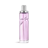Nuevo frasco de Starlicious Berry Liorice, un frasco transparente lleno de líquido rosa claro que captura la luz del verano en una estrella fugaz tallada, con sus facetas brillando bajo un elegante tapón plateado.