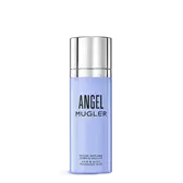 Logotipo de Angel repujado sobre un fondo blanco texturizado.