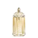 Frasco de perfume Alien Goddess sobre fondo gris claro
